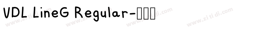VDL LineG Regular字体转换